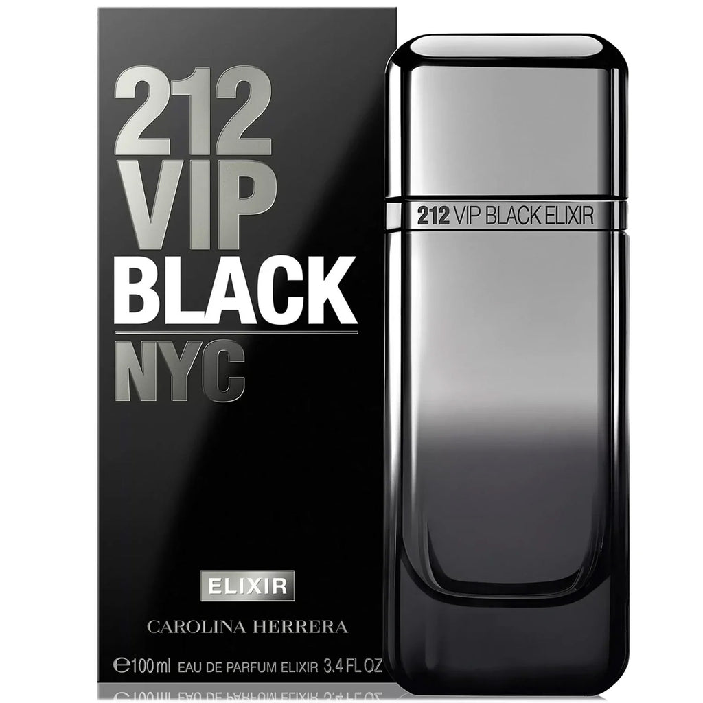212 VIP Black Elixir Eau De Parfum Spray 3.4 oz 100ml