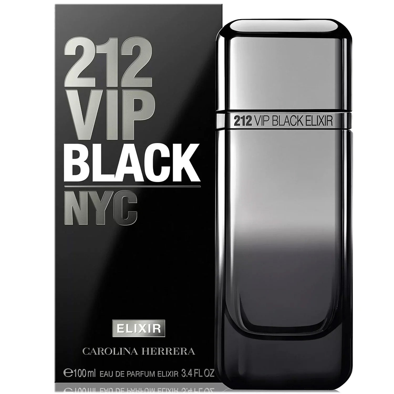 212 VIP Black Elixir Eau De Parfum Spray 3.4 oz 100ml