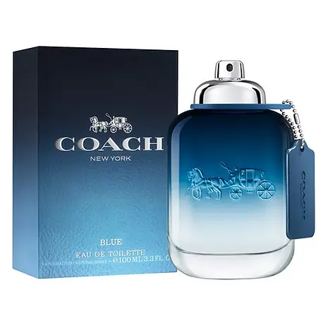 Coach New York Blue Eau De Toilette Spray 3.3 oz 100ml