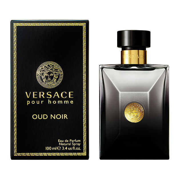 Versace Pour Homme Oud Noir Eau De Parfum Spray 3.4 oz 100ml
