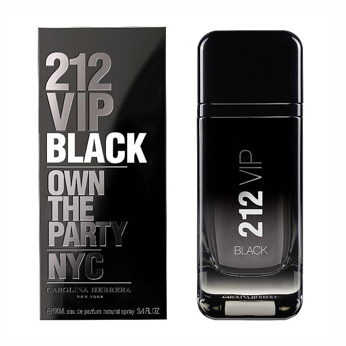212 VIP Black Eau De Parfum Spray 3.4 oz 100ml