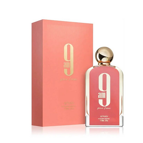 9AM Pour Femme Coral By Afnan Eau De Parfum Spray 100ml