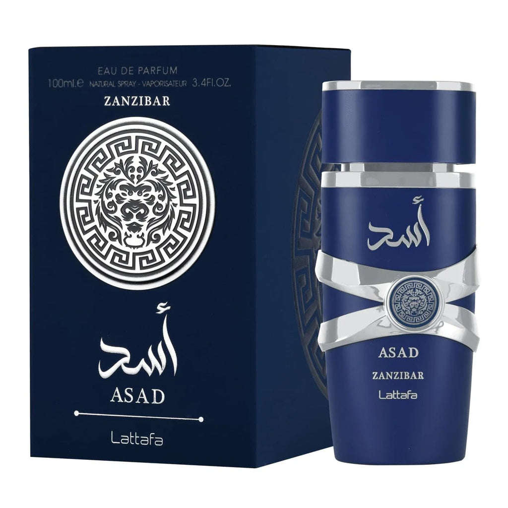 Asad Zanzibar Eau De Parfum Spray 3.4 oz 100ml