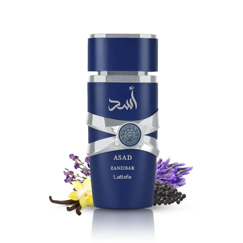 Asad Zanzibar Eau De Parfum Spray 3.4 oz 100ml