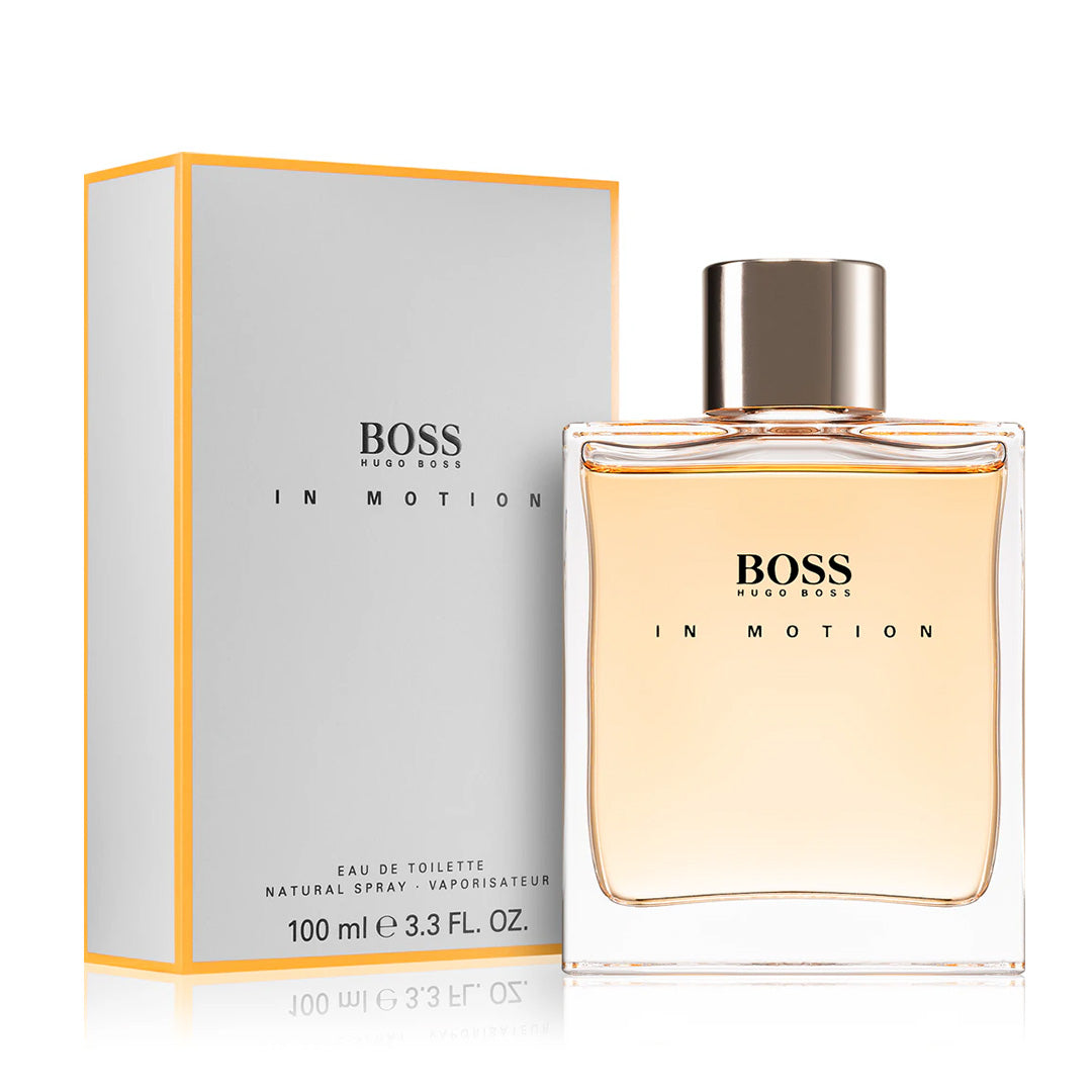 Boss in Motion Eau De Toilette Spray 3.3 oz 100ml