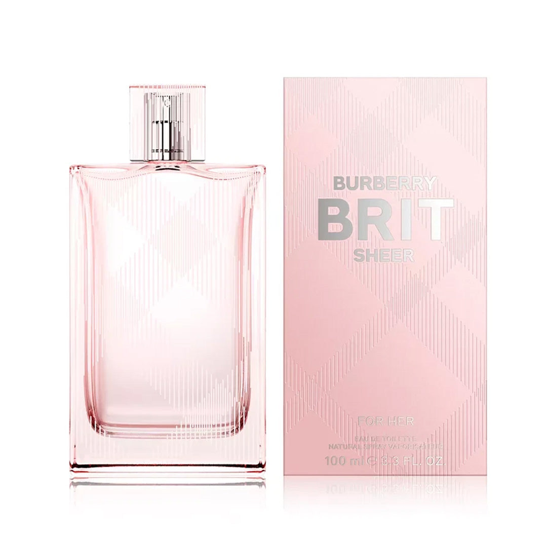 Burberry Brit Sheer Eau De Toilette Spray 3.3 oz 100ml