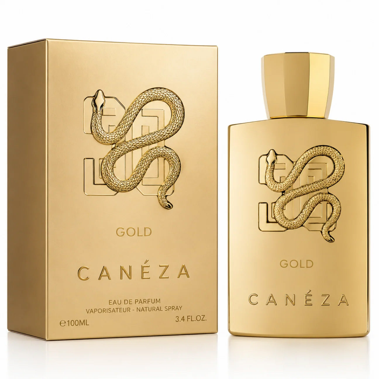 Canéza Gold Eau De Parfum Spray 3.38 oz 100ml Unisex