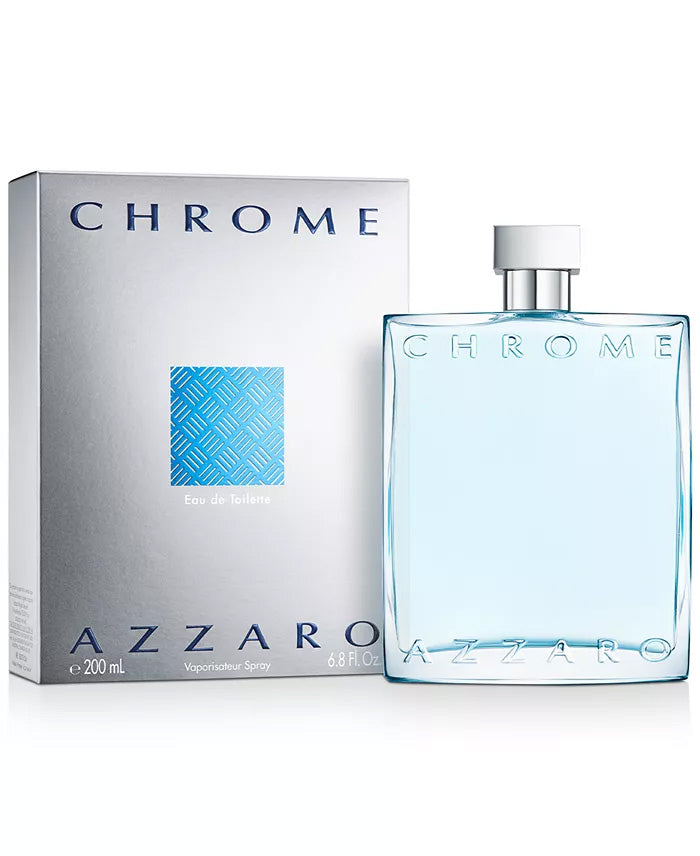Azzaro Chrome Eau De Toilette Spray 6.8 oz 200ml