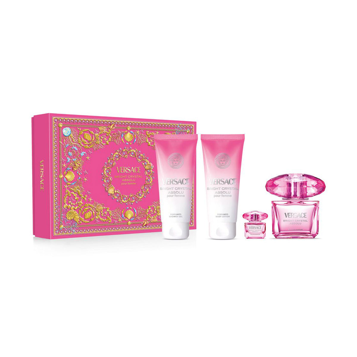 Versace Bright Crystal Absolu 4-Piece Gift Set