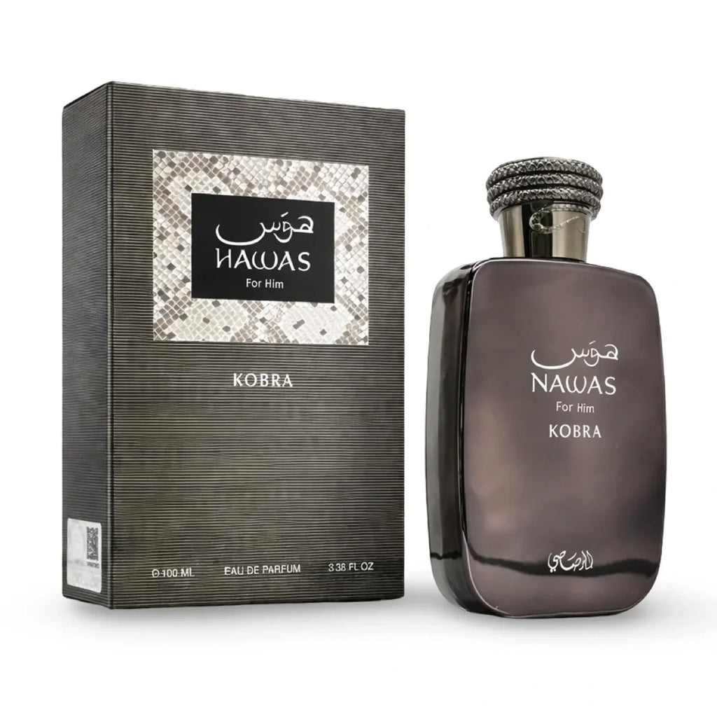 Hawas Kobra For Him by Rasasi Eau De Parfum Spray 3.38 oz 100ml