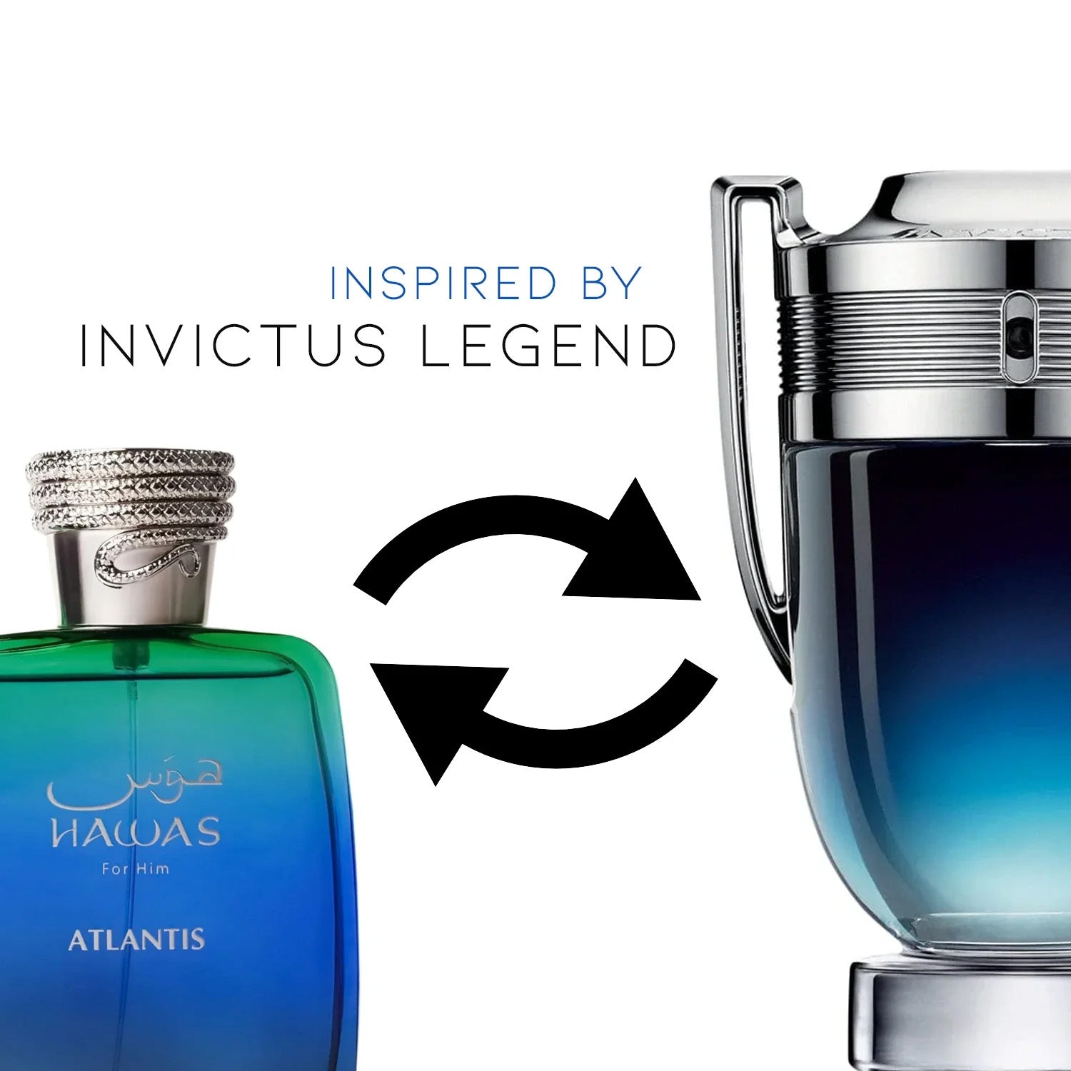 Hawas Alantis For Him by Rasasi Eau De Parfum Spray 3.38 oz 100ml