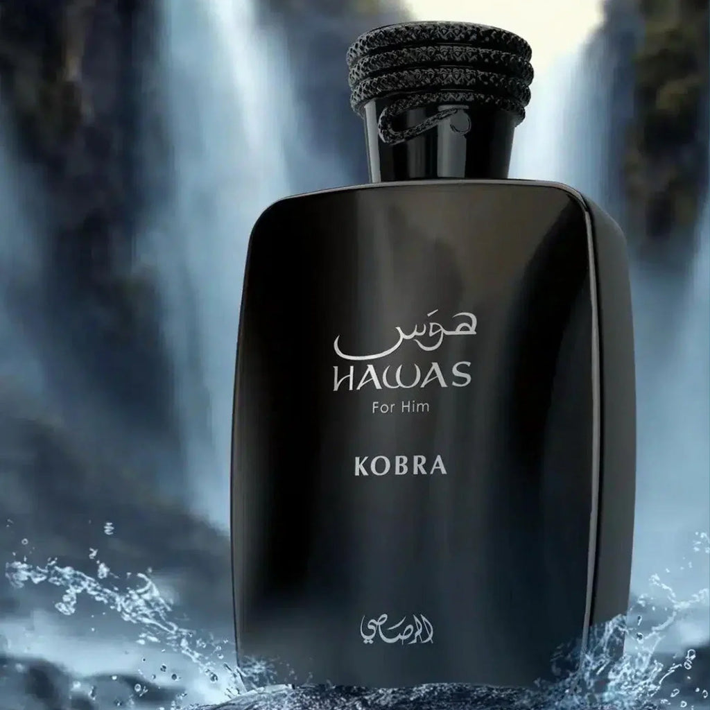 Hawas Kobra For Him by Rasasi Eau De Parfum Spray 3.38 oz 100ml