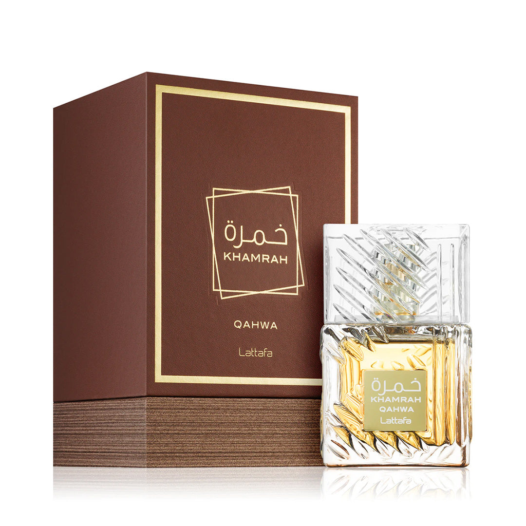 Khamrah Qahwa by Lattafa Eau De Parfum Spray 3.4 oz 100ml