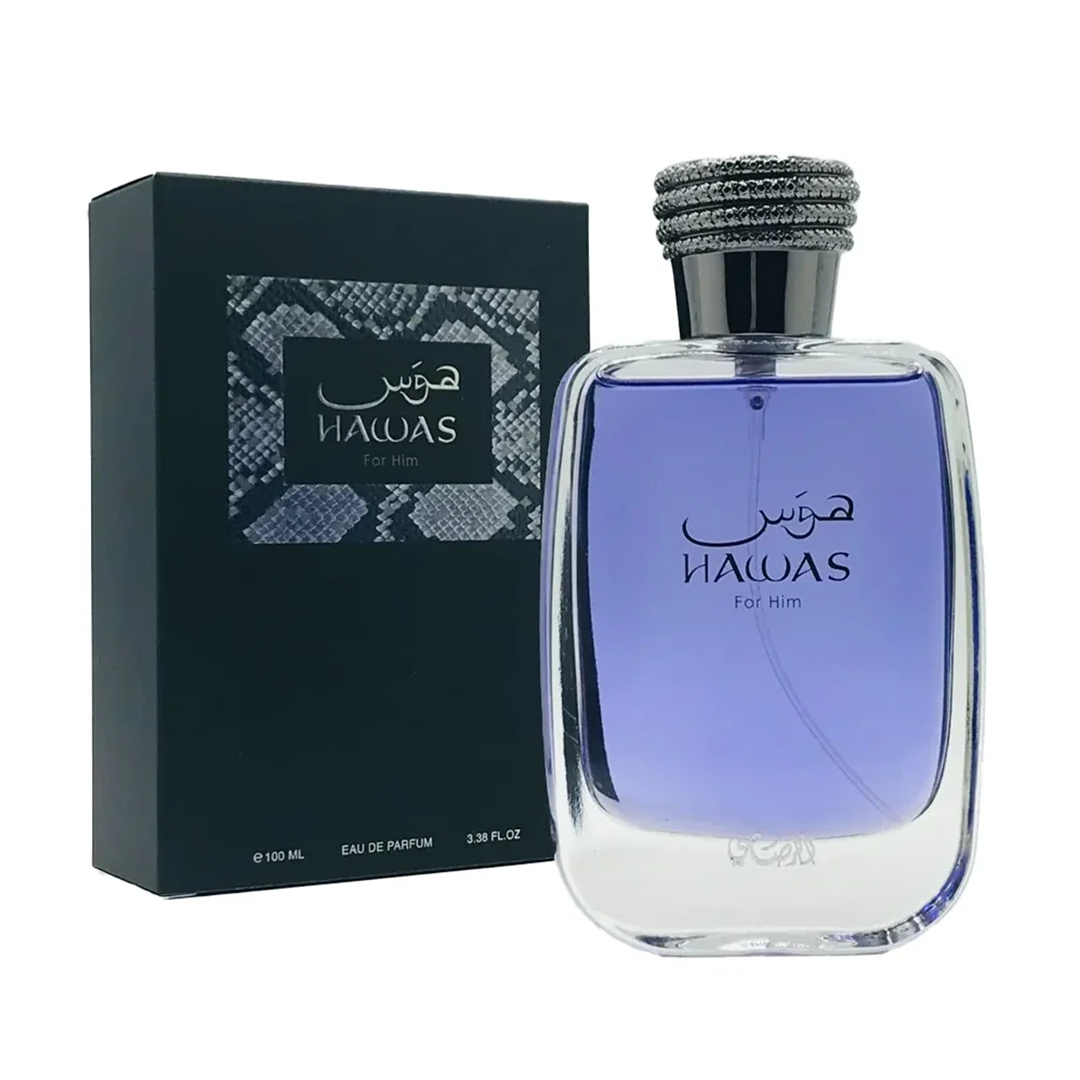 Hawas for Him by Rasasi Eau De Parfum Spray 3.38 oz 100ml