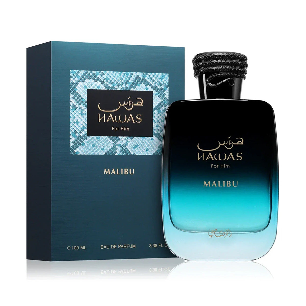 Hawas Malibu For Him by Rasasi Eau De Parfum Spray 3.38 oz 100ml