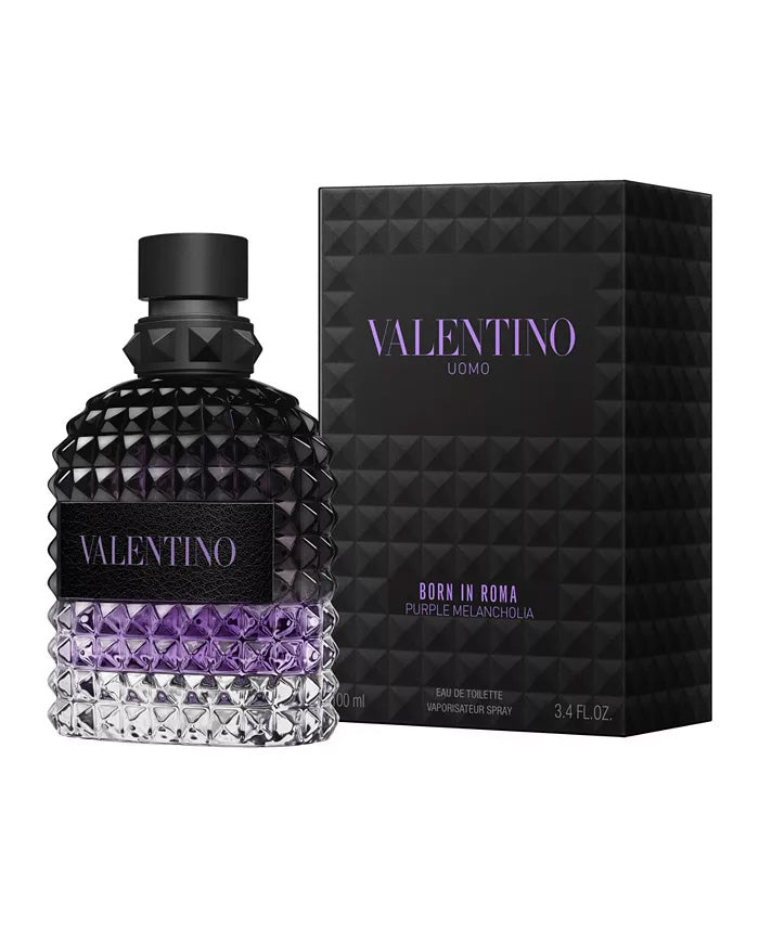 Valentino Uomo Born in Roma Purple Melancholia Eau de Toilette Spray 3.4 oz 100ml
