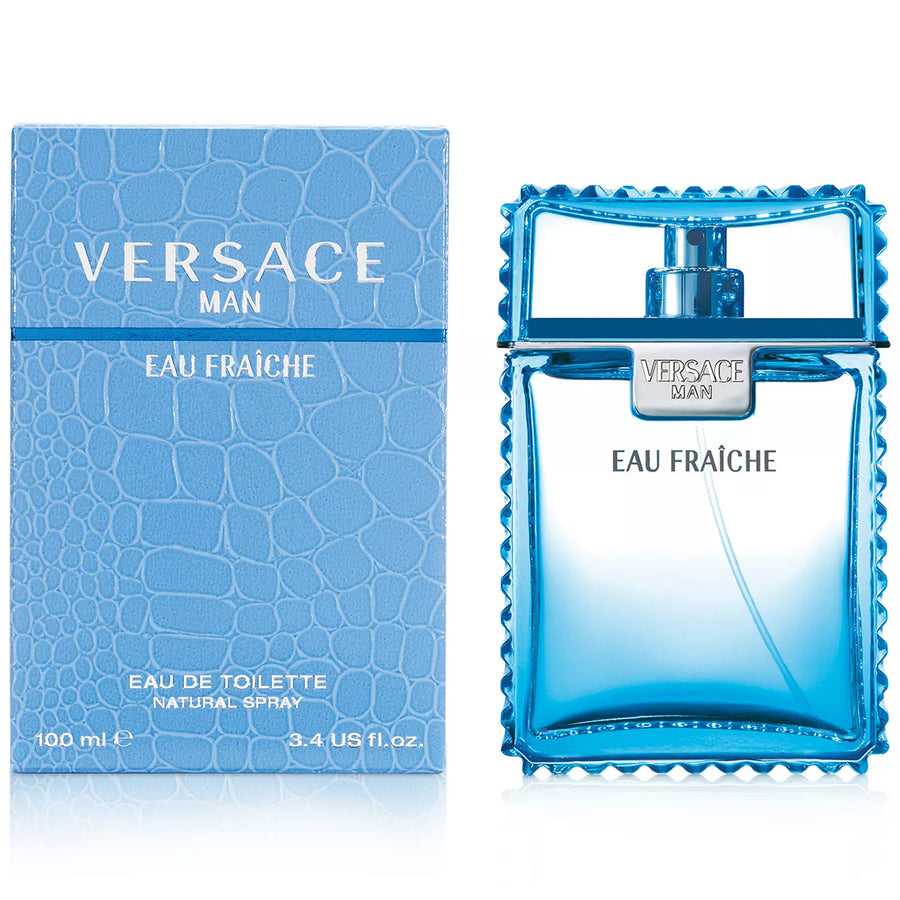 Versace Eau Fraîche Eau De Toilette Spray 3.4 oz 100ml for men