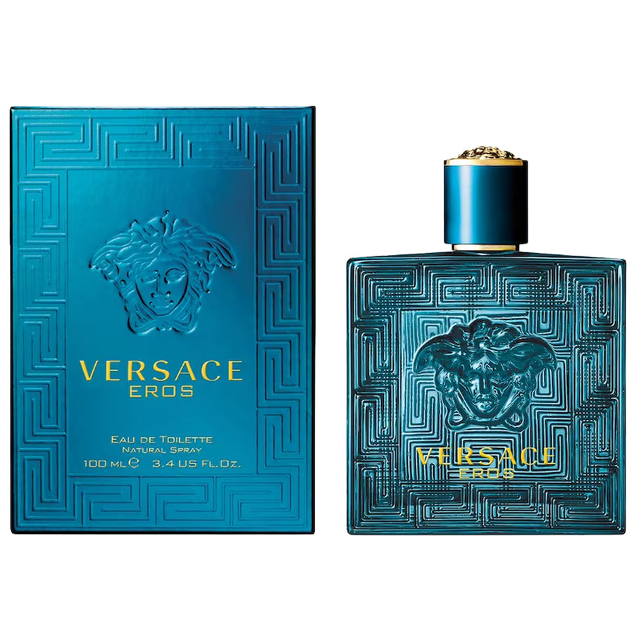 Versace Eros Eau De Toilette Spray 3.4 oz 100ml