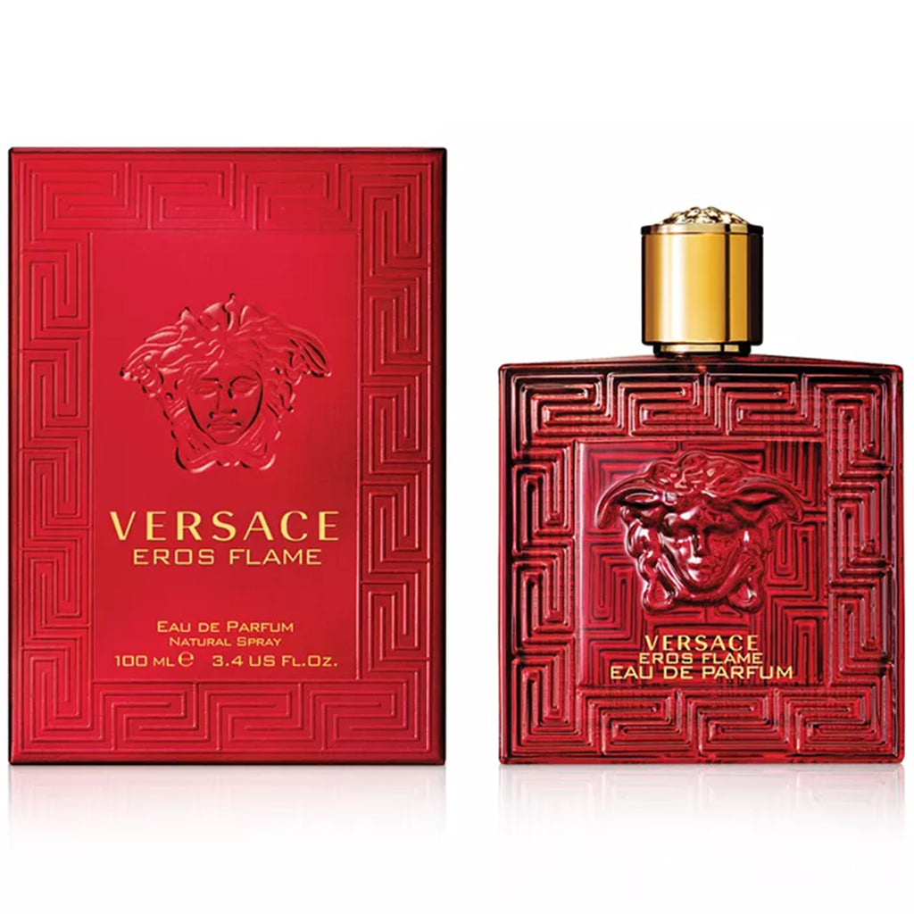 Versace Eros Flame Eau De Parfum Spray 3.4 oz 100ml