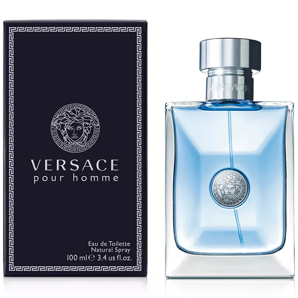 Versace Pour Homme Eau De Toilette Spray 3.4 oz 100ml