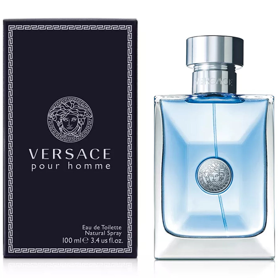 Versace Pour Homme Eau De Toilette Spray 3.4 oz 100ml